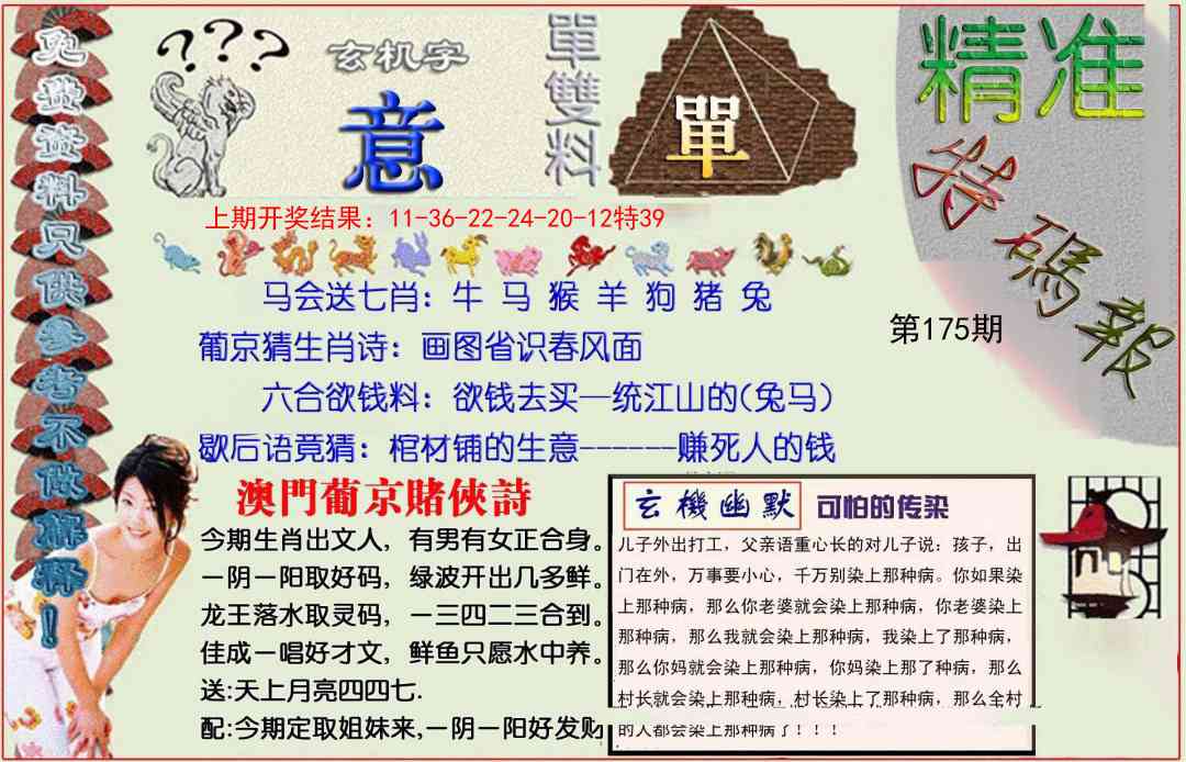 175期精准<特碼報>[图]
