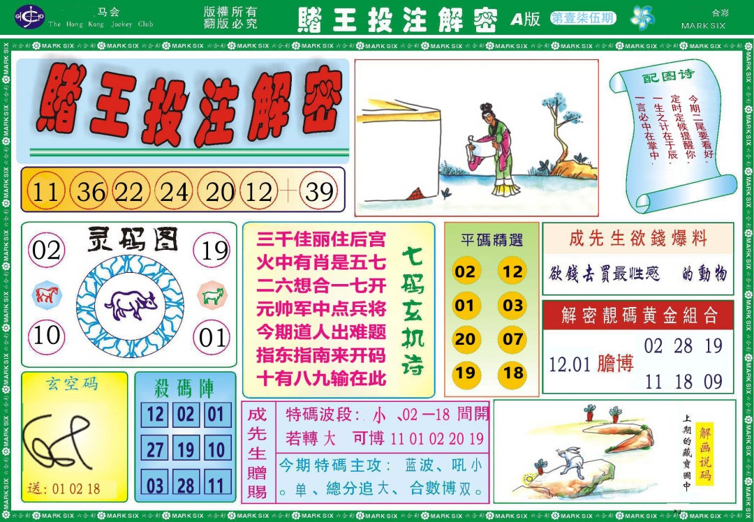 175期赌王投注解密[图]