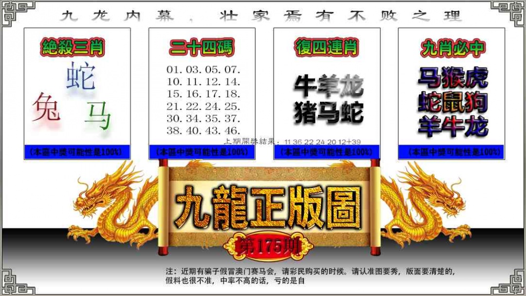 175期九龙正版图[图]