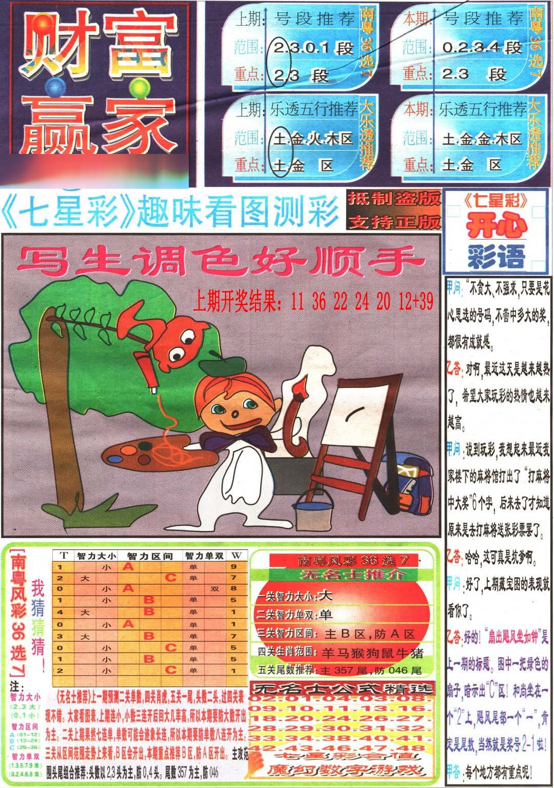 175期财富赢家（七星彩）[图]