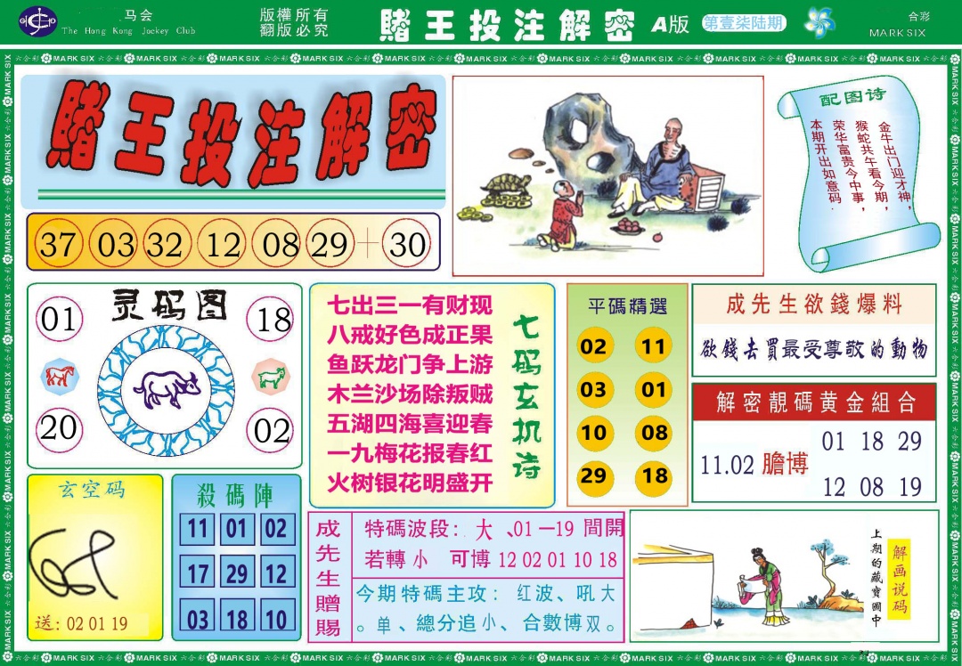 176期赌王投注解密[图]