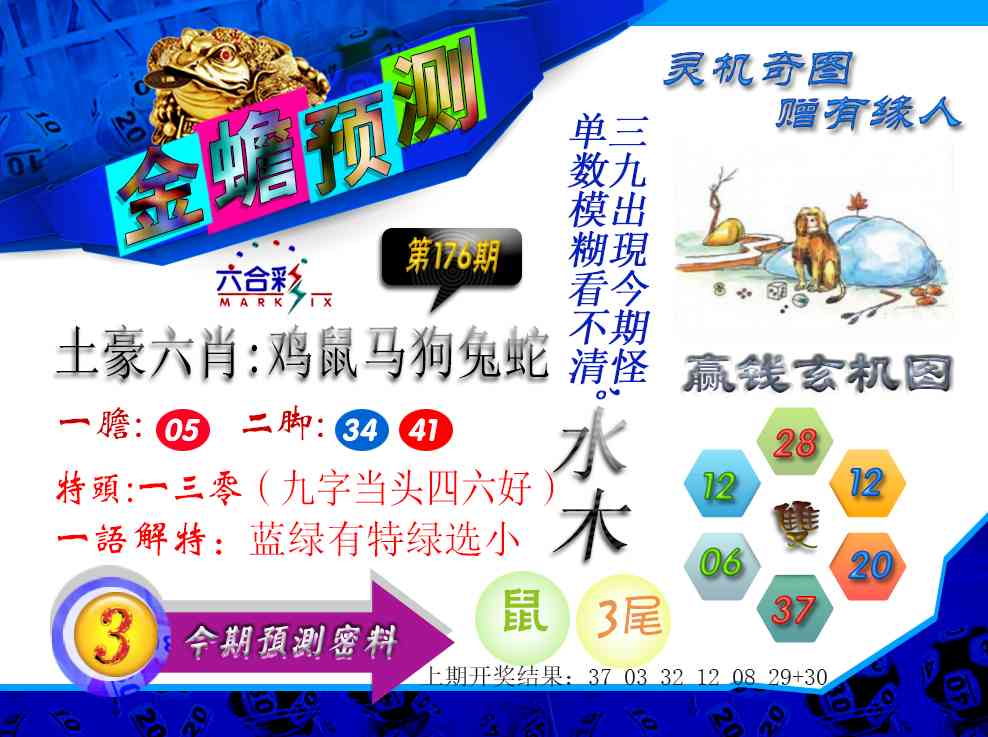 176期金蟾预测[图]