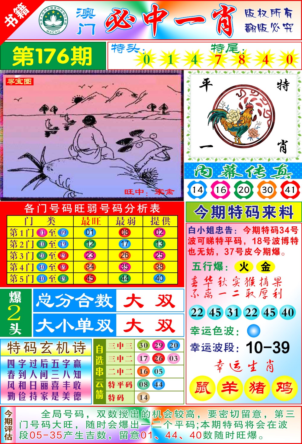 176期澳门玄机一特[图]