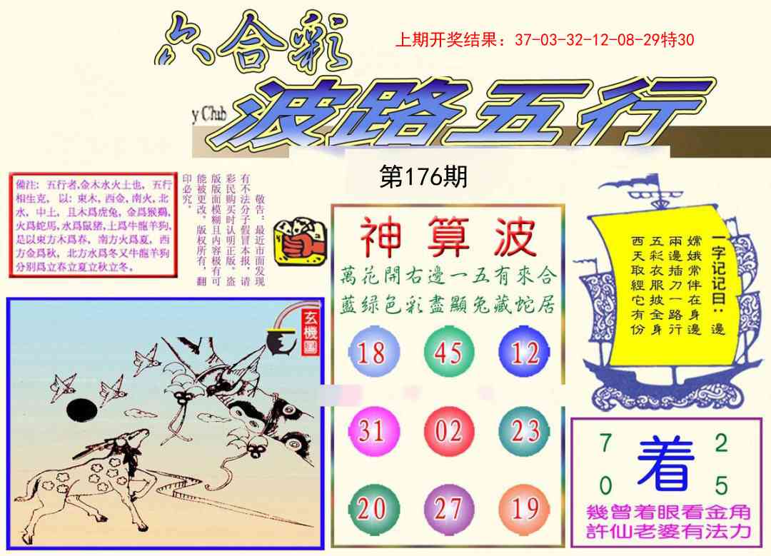 176期波路五行[图]
