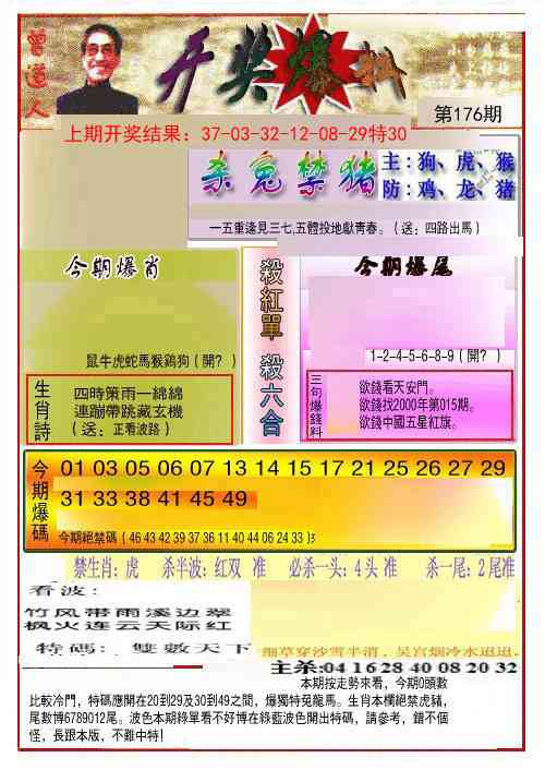 176期开奖爆料(新图推荐)[图]