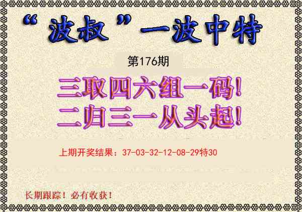 176期波叔一波中特[图]