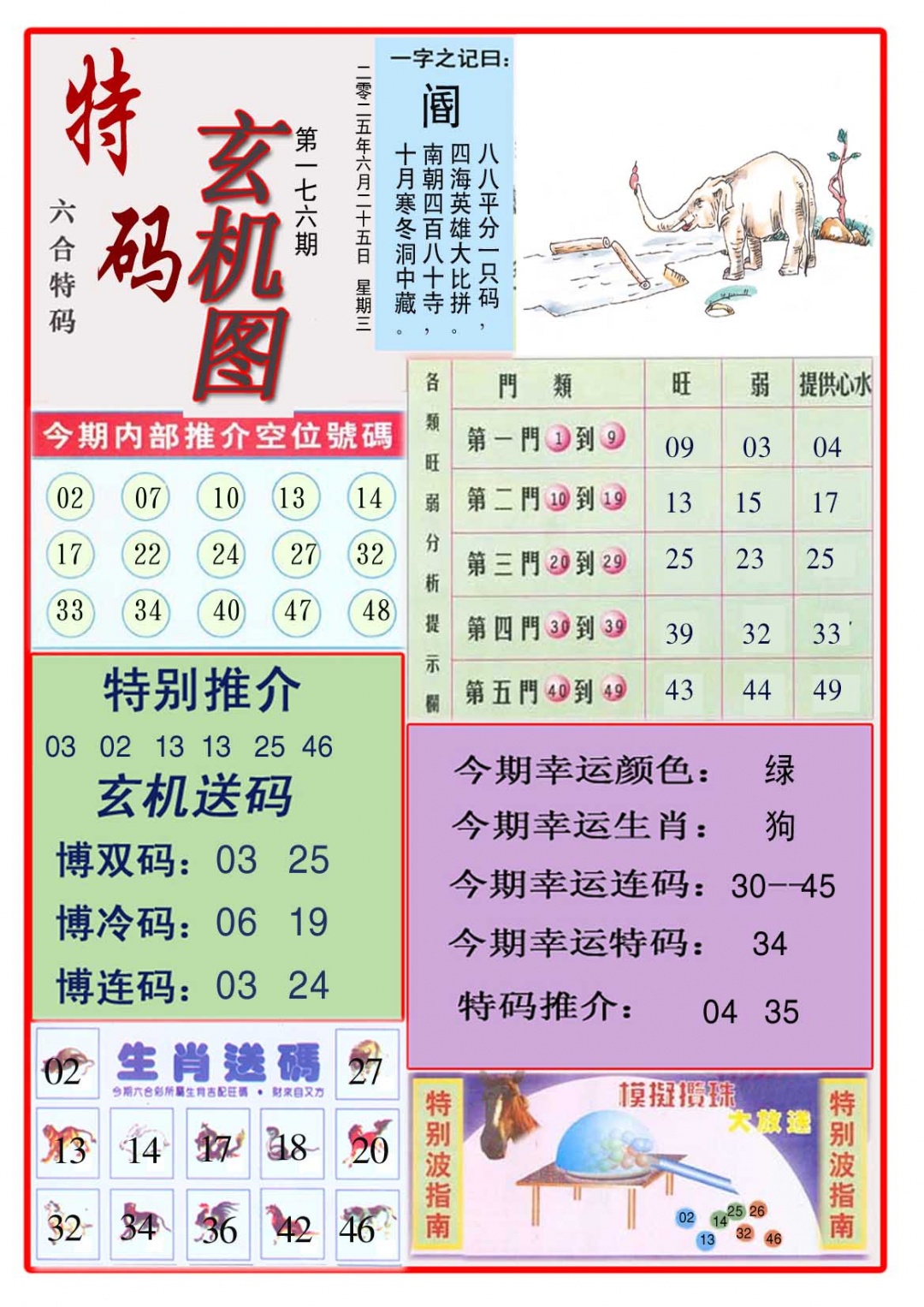 176期特码玄机图[图]