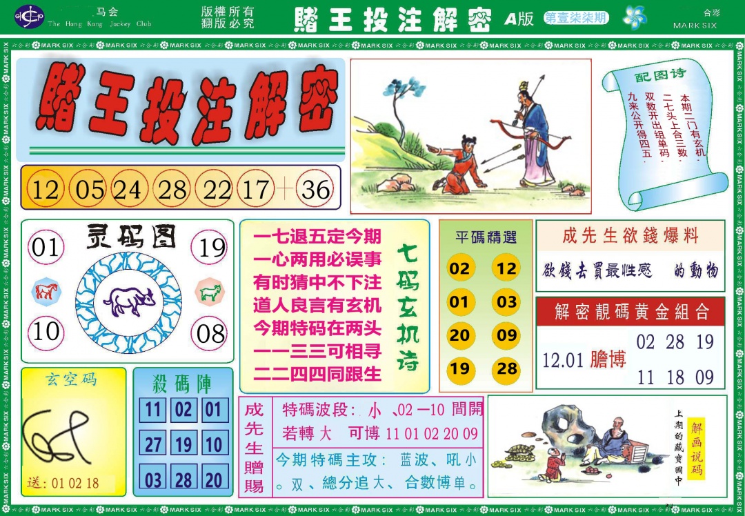 177期赌王投注解密[图]
