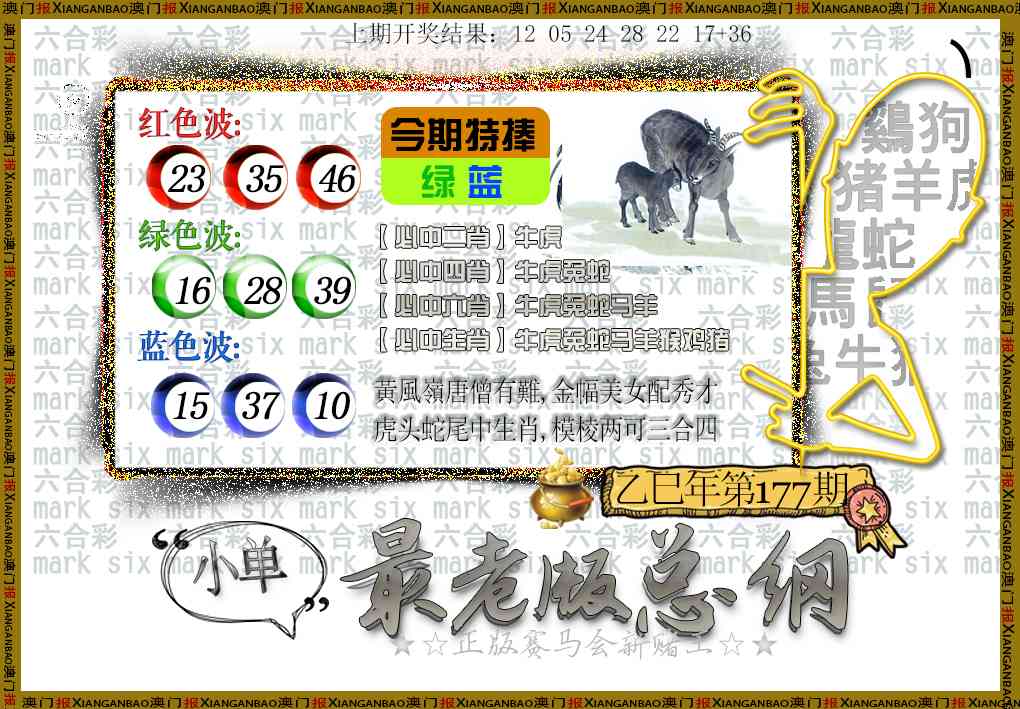 177期最老版总纲[图]