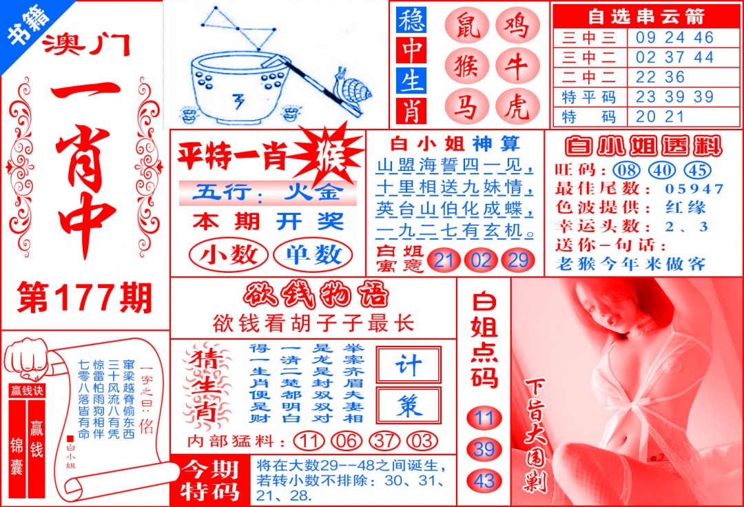 177期澳门锦囊宝典[图]