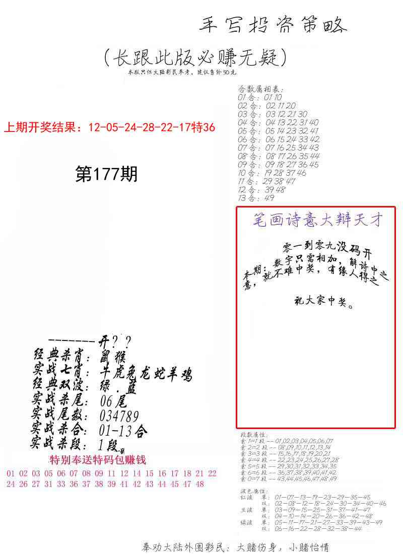 177期手写投资策略[图]