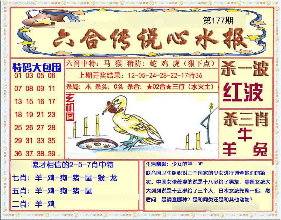 177期六合传说(心水版)[图]