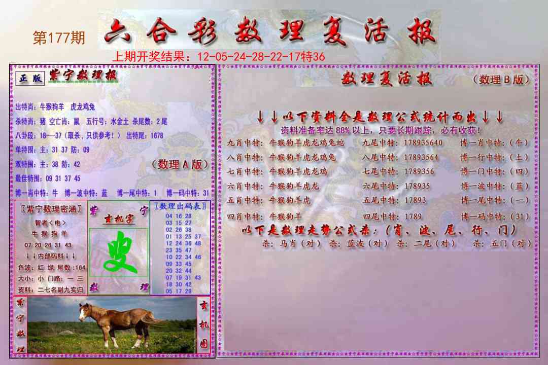 177期数理复活报[图]