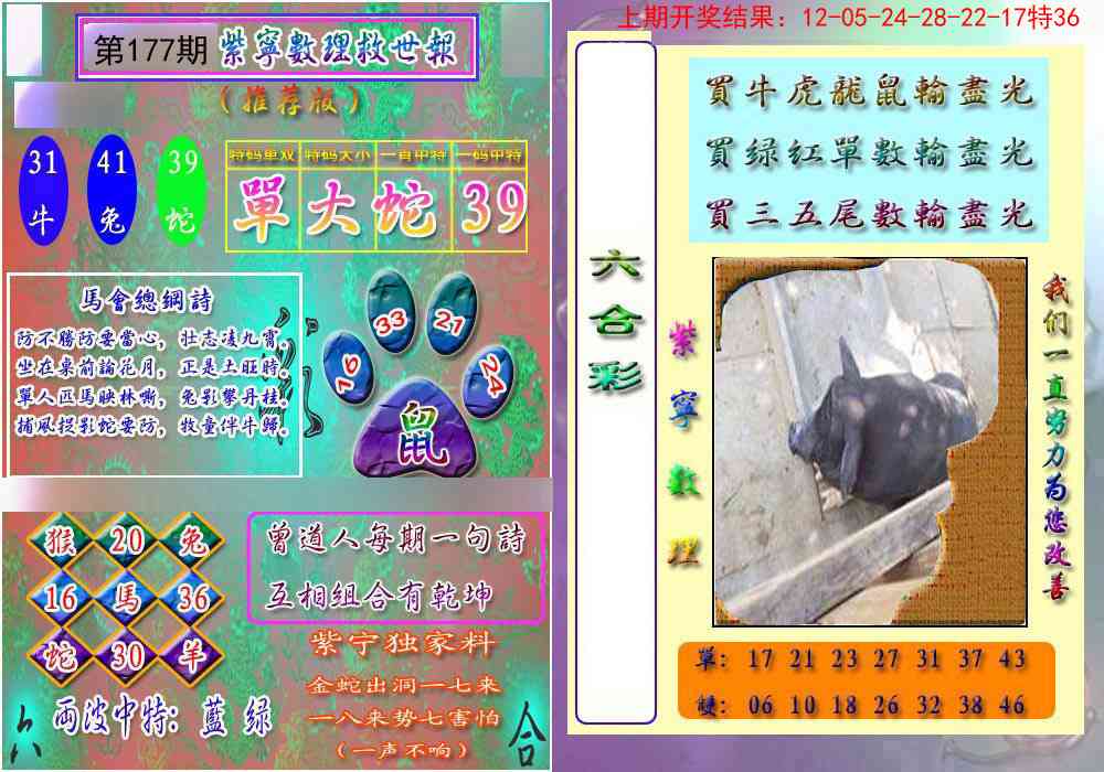 177期数理救世报[图]
