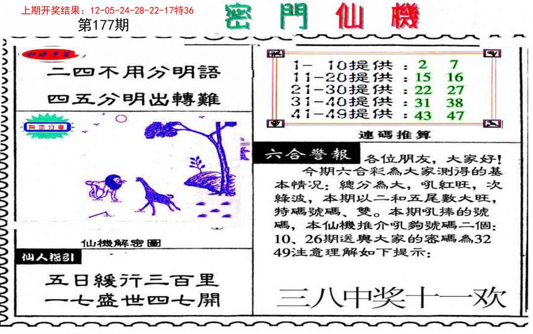 177期新密门仙机[图]