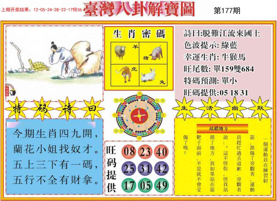 177期台湾八卦解宝图[图]