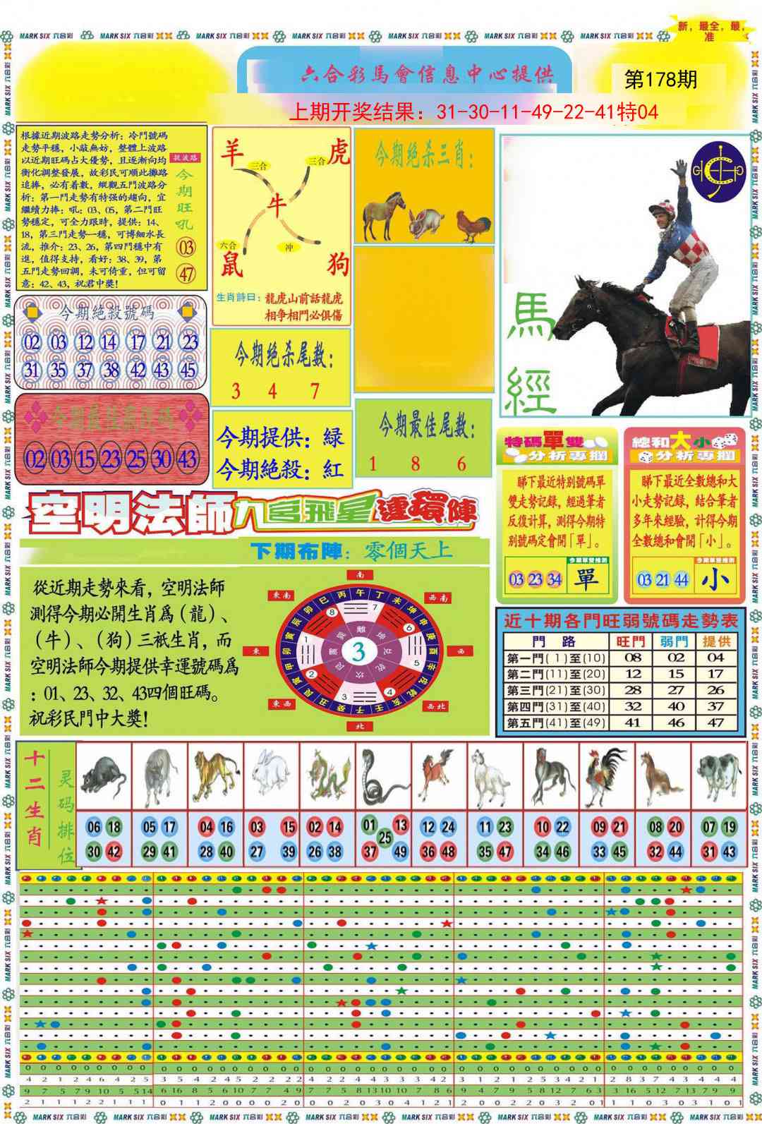 178期九龍马经A(推荐)[图]