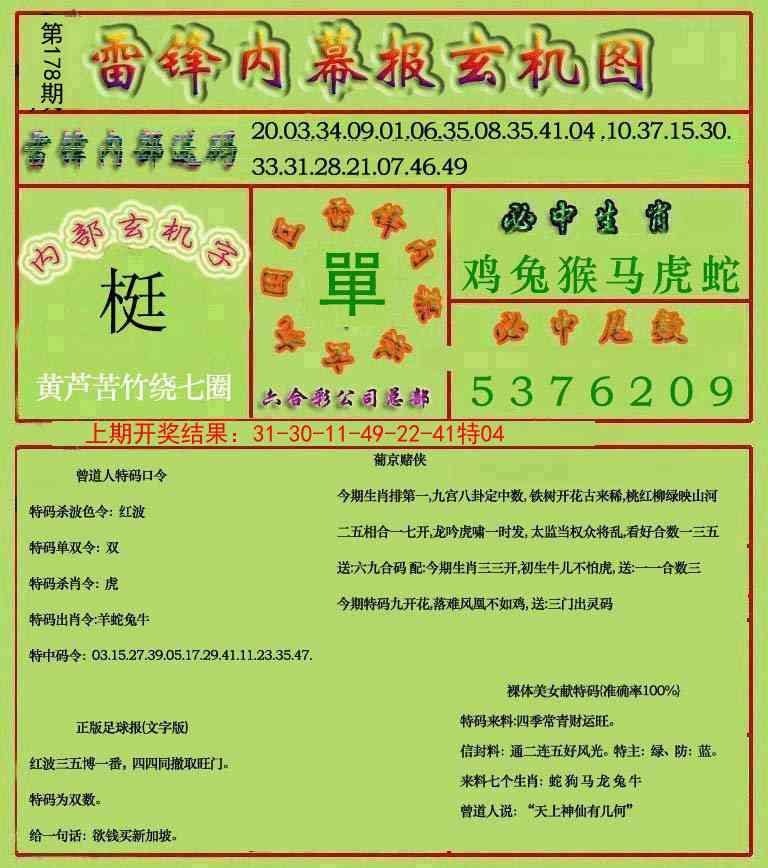178期雷锋玄机报[图]