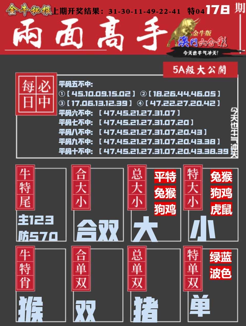 178期金牛两面高手[图]