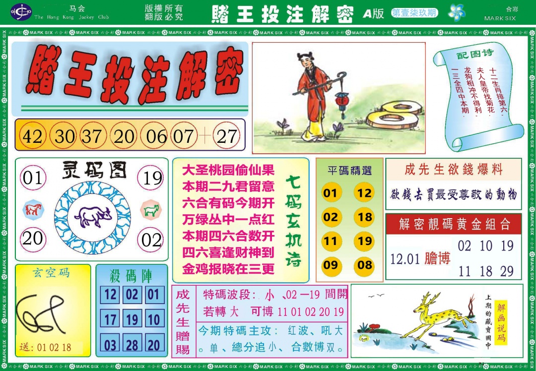 179期赌王投注解密[图]