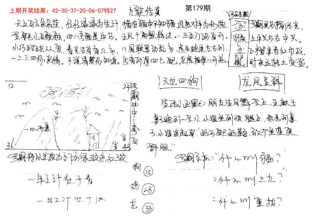 179期手写九龙内幕[图]