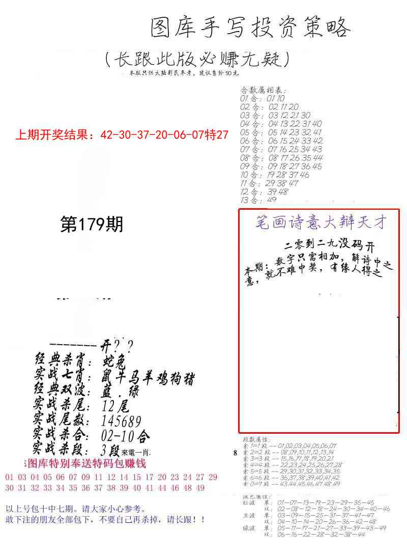 179期手写投资策略[图]