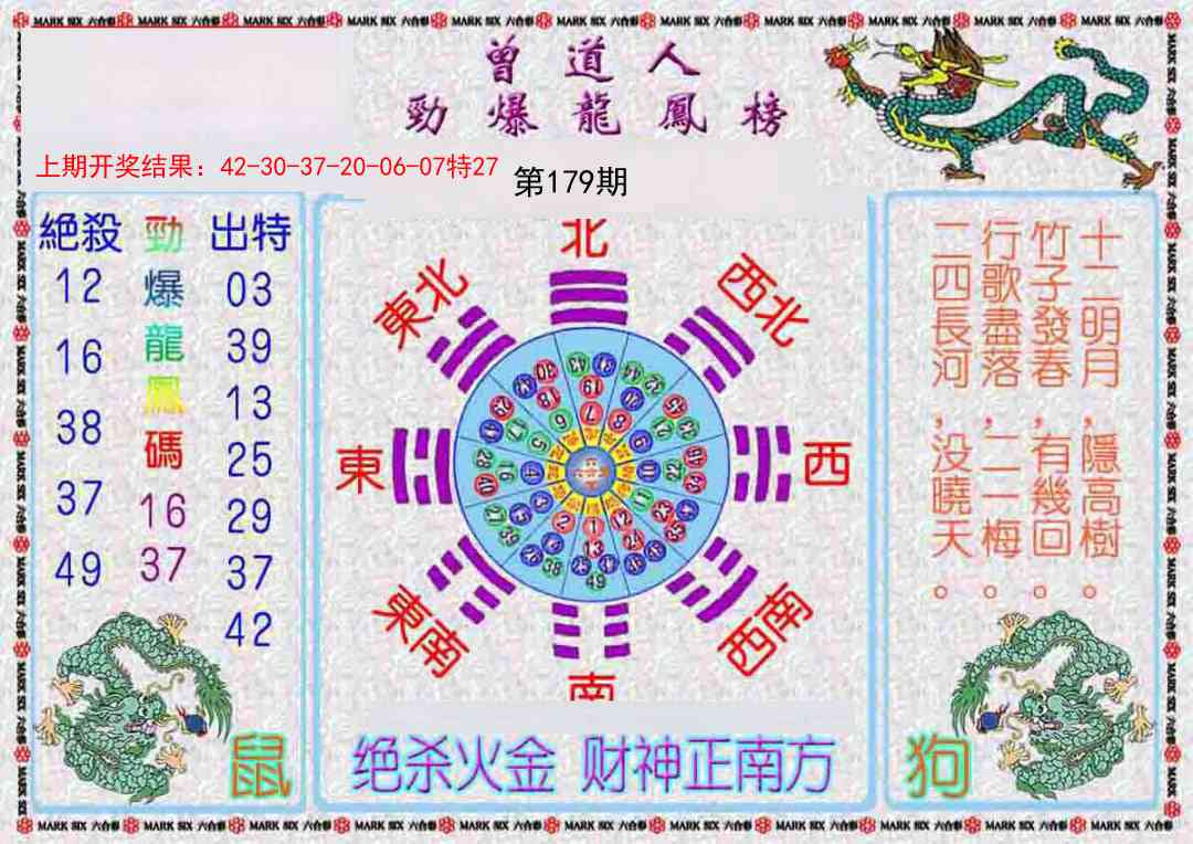 179期曾道人劲爆龙凤榜[图]