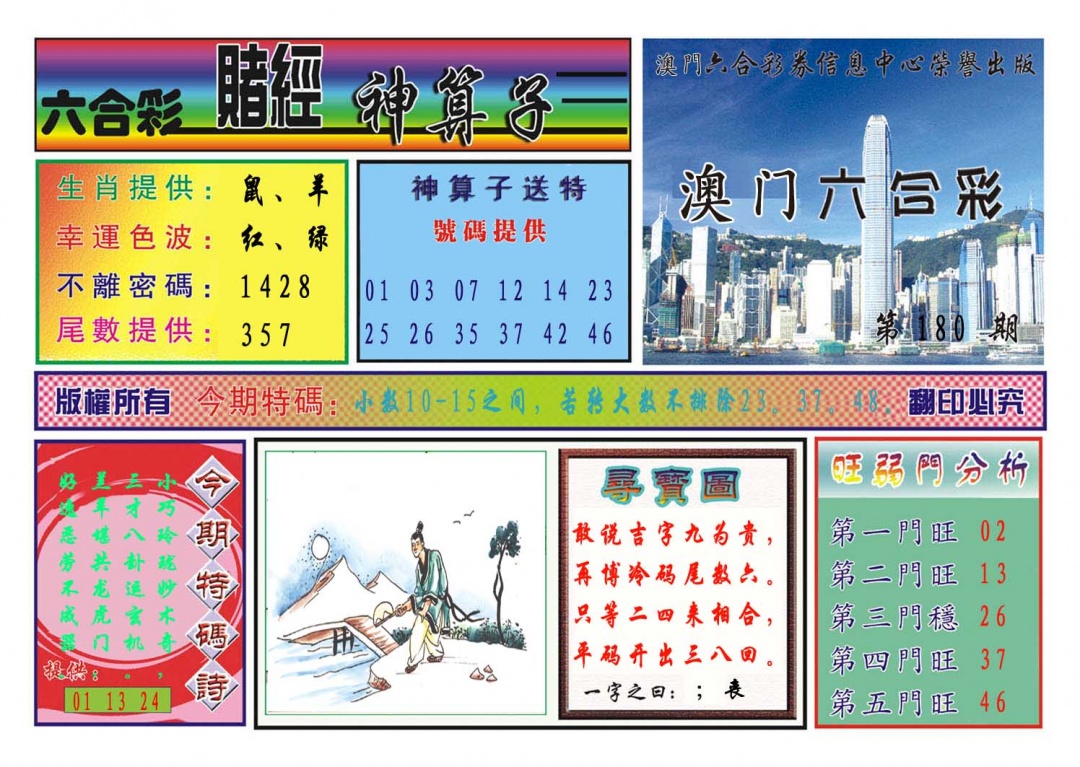 180期赌经神算[图]