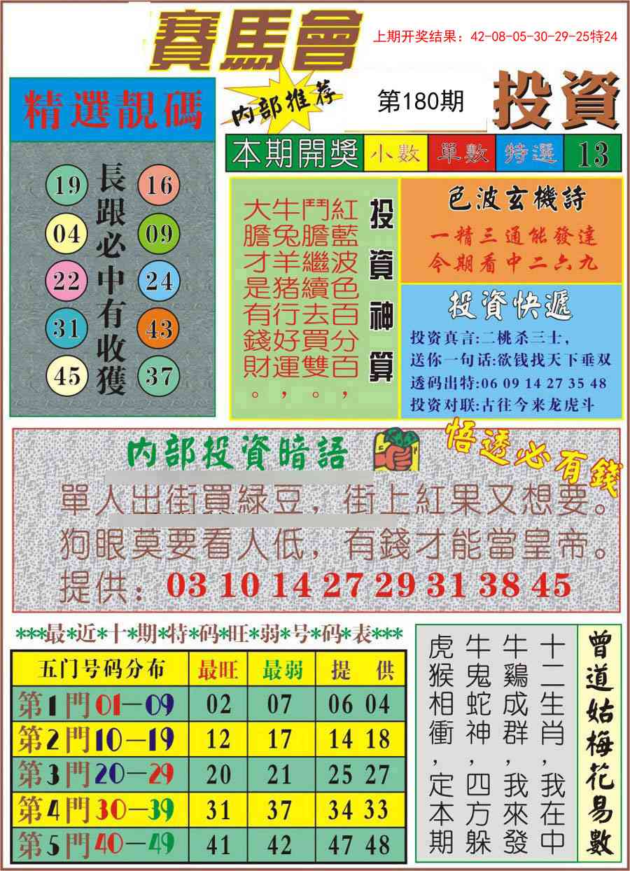 180期马会投资[图]
