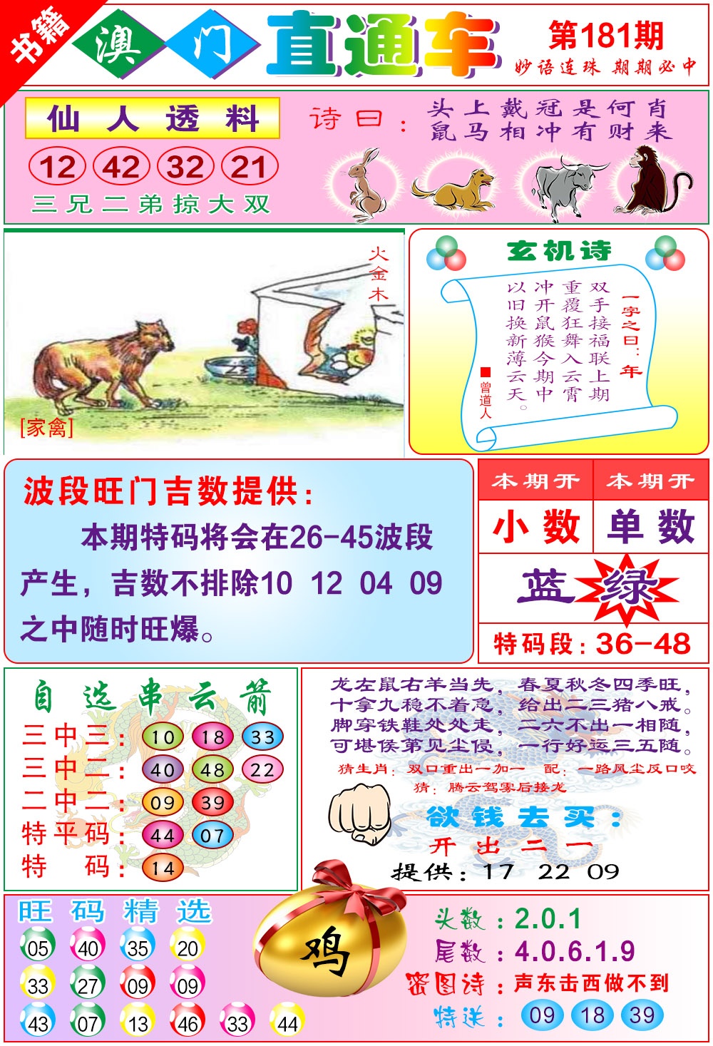 181期白姐直通车[图]