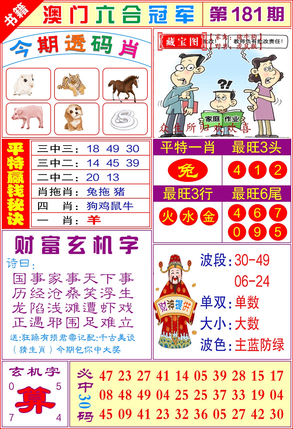 181期澳门六合冠军[图]