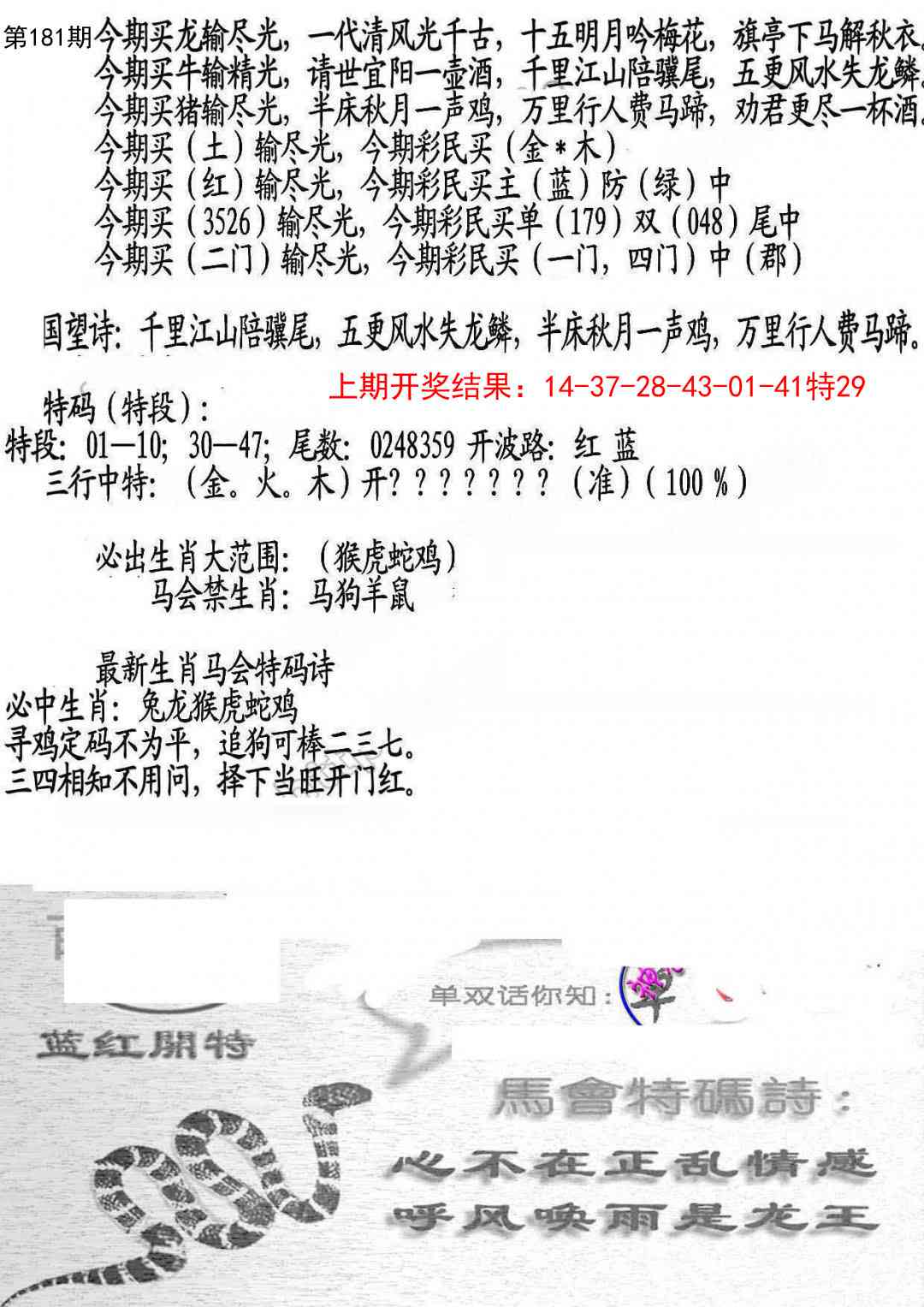 181期蛇报B[图]
