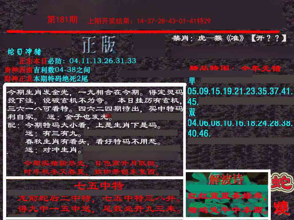 181期新港内幕[图]