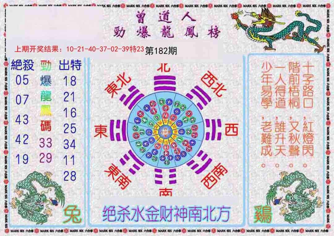 182期曾道人劲爆龙凤榜[图]