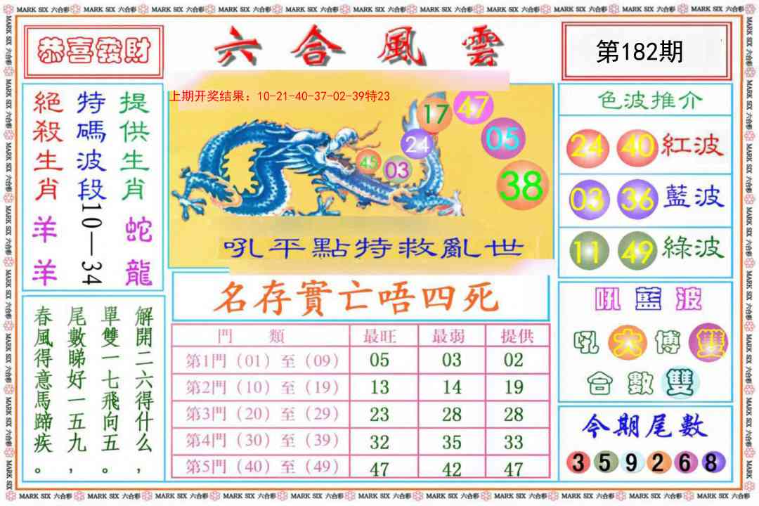 182期六合风云《另版》[图]