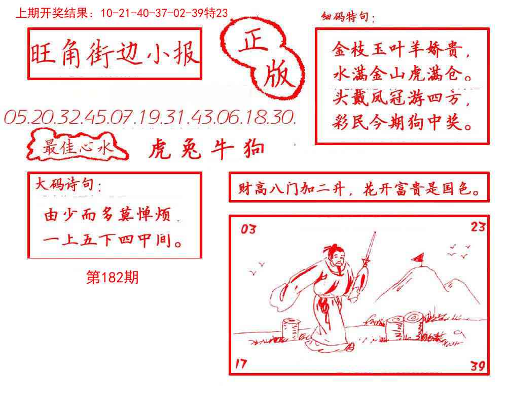 182期旺角街边小报[图]