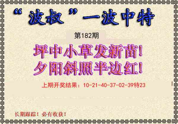 182期波叔一波中特[图]