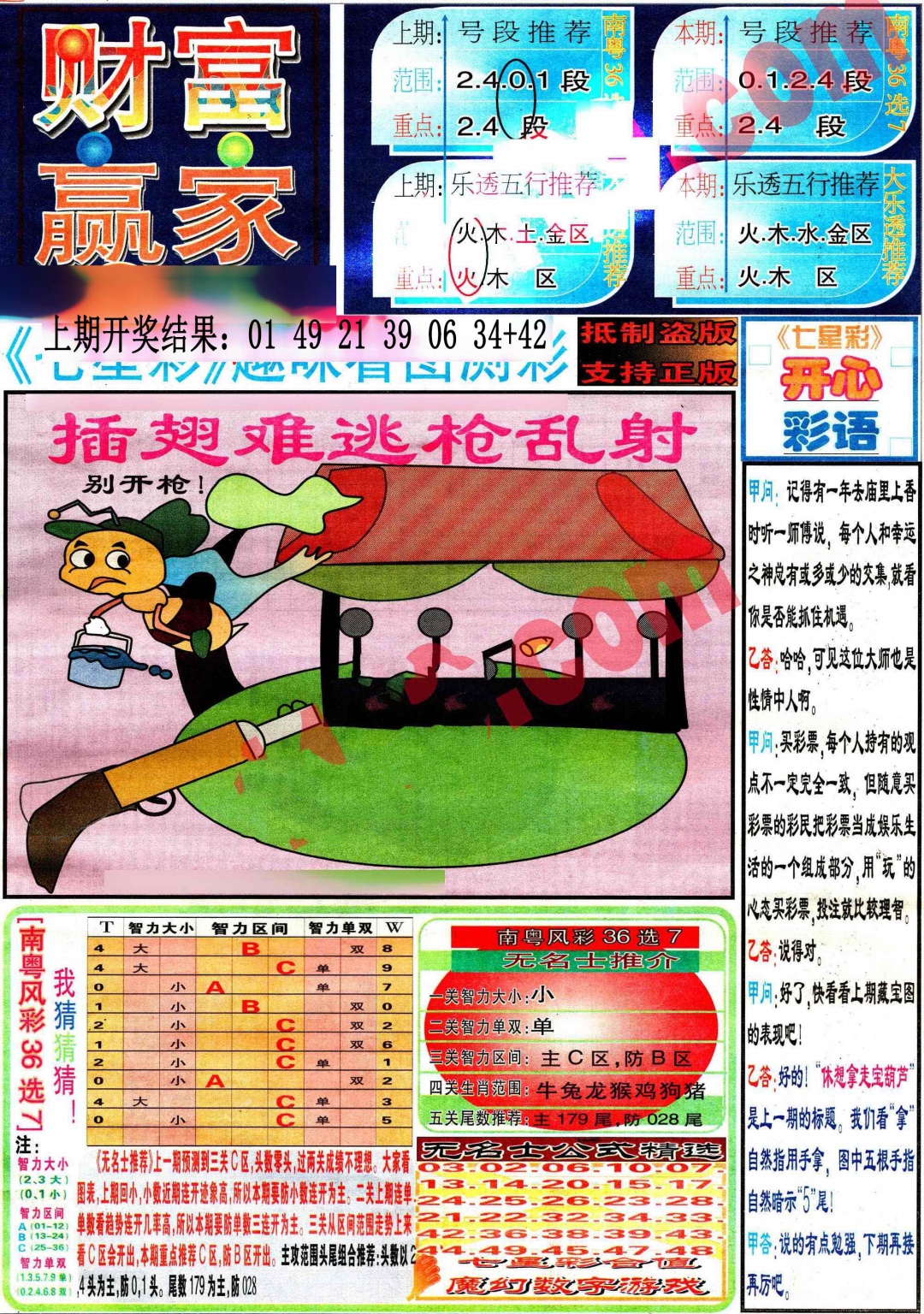 183期七星彩图(高清)[图]