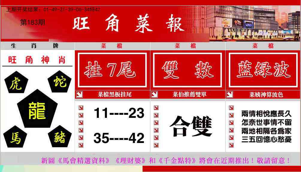 183期旺角菜报[图]