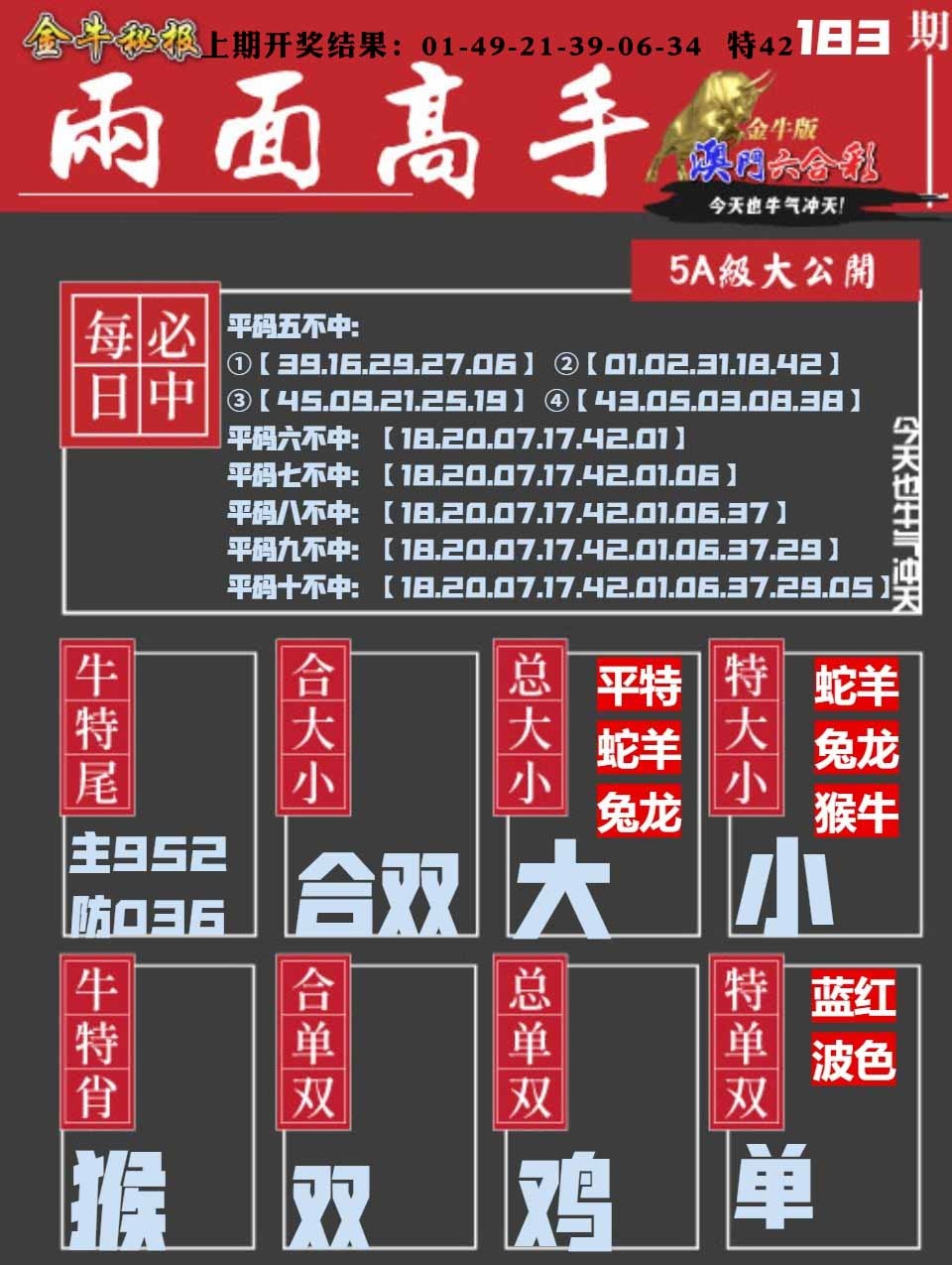 183期金牛两面高手[图]
