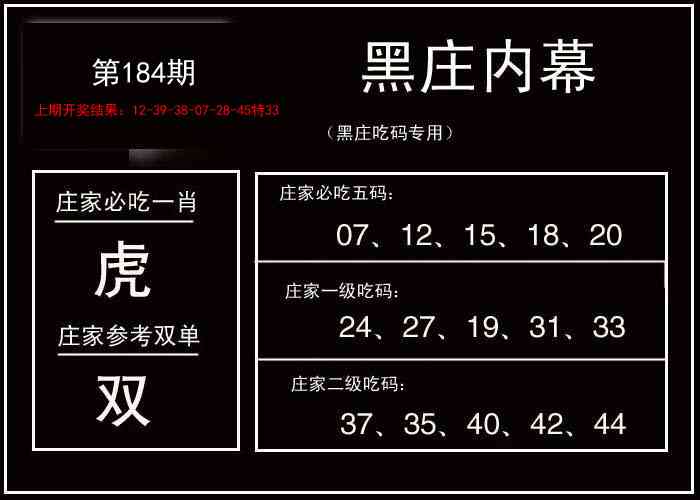 184期黑庄内幕[图]