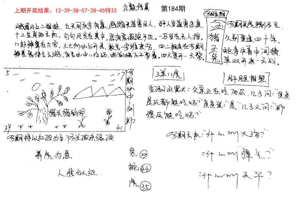 184期手写九龙内幕[图]