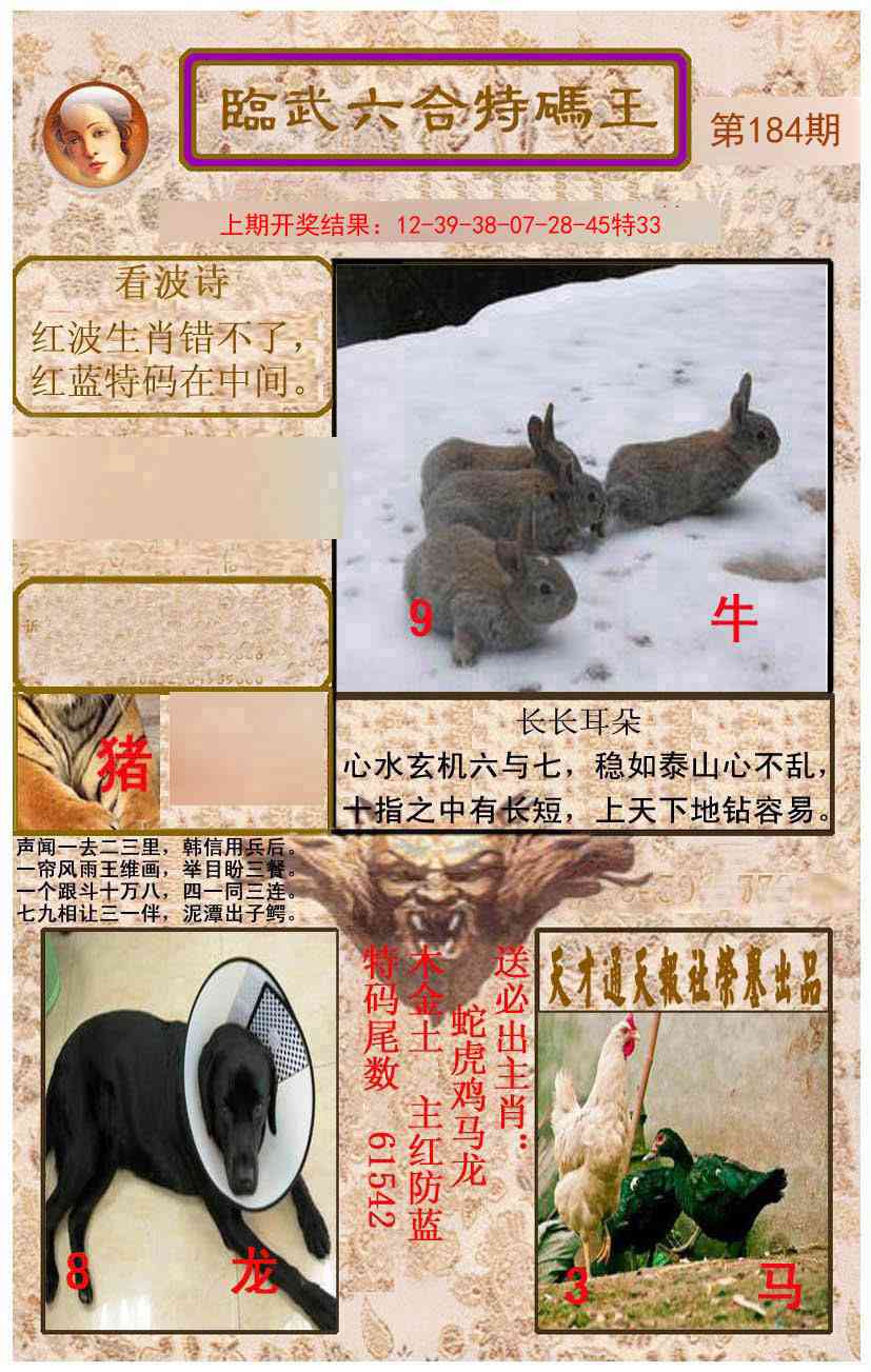 184期临武六合特码王[图]