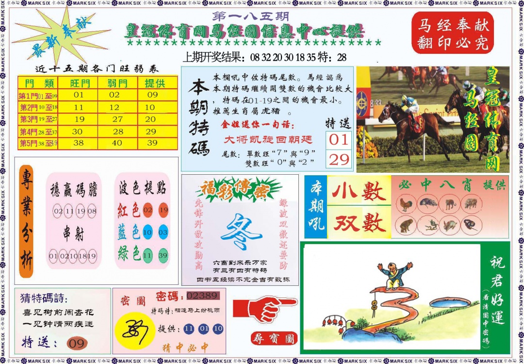 185期体育网马经图[图]