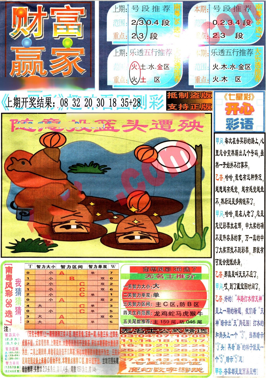 185期七星彩图(高清)[图]