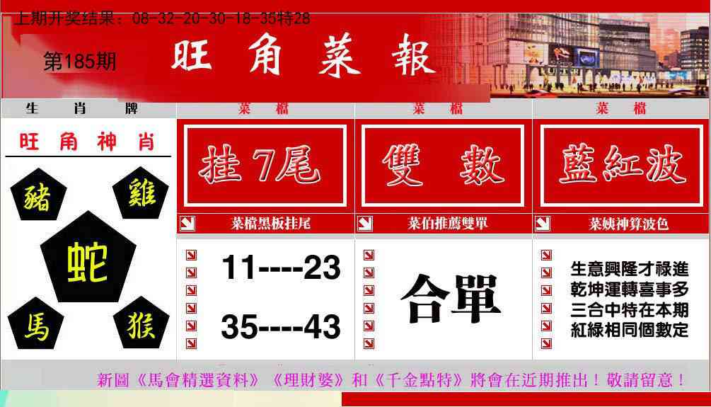 185期旺角菜报[图]