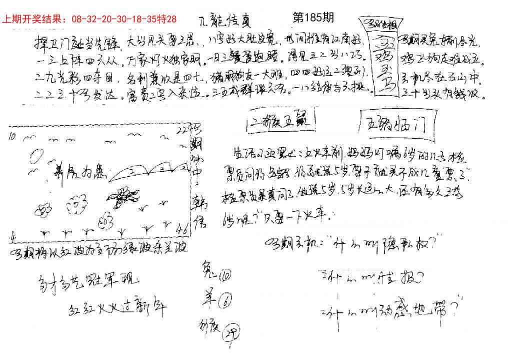 185期手写九龙内幕[图]