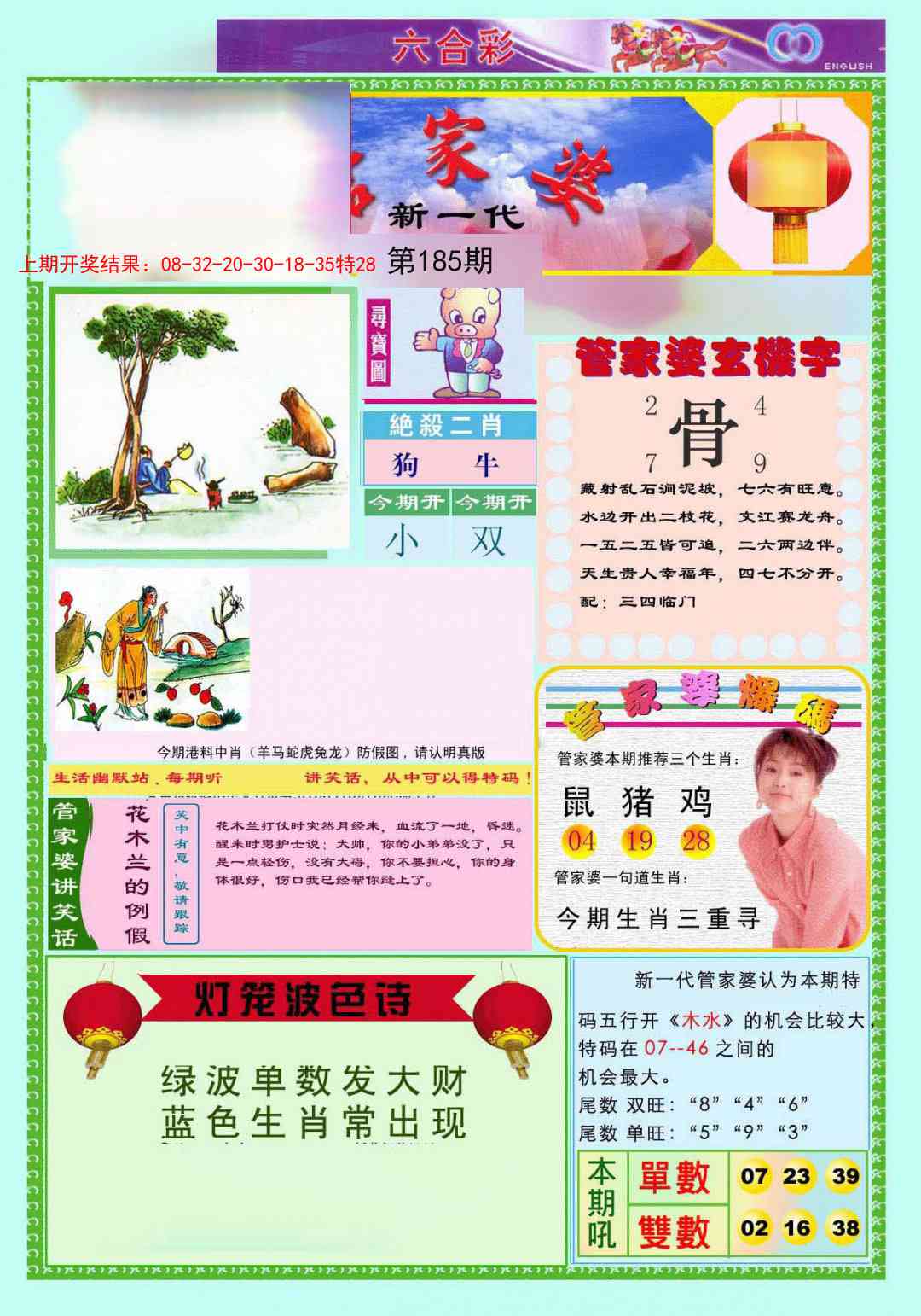 185期新一代管家婆[图]