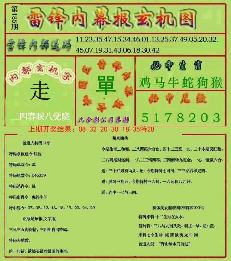185期雷锋玄机报[图]