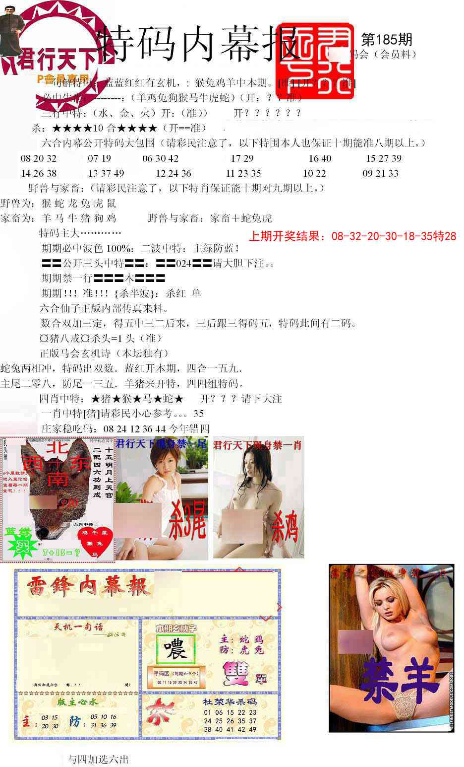 185期特码内幕报[图]